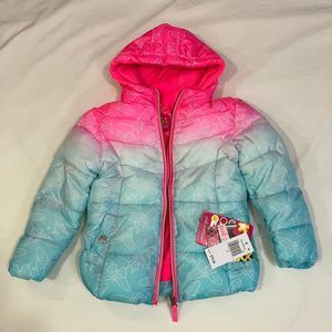 Girls Pink Platinum Winter Coat